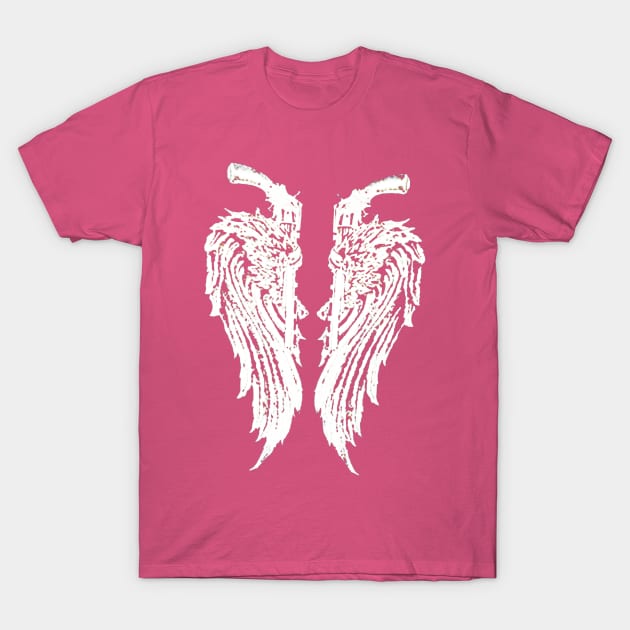 Wings Guns T-Shirt by tydaleart